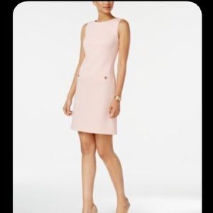 Tommy Hilfiger Scuba Sheath Pink Dress Size 12